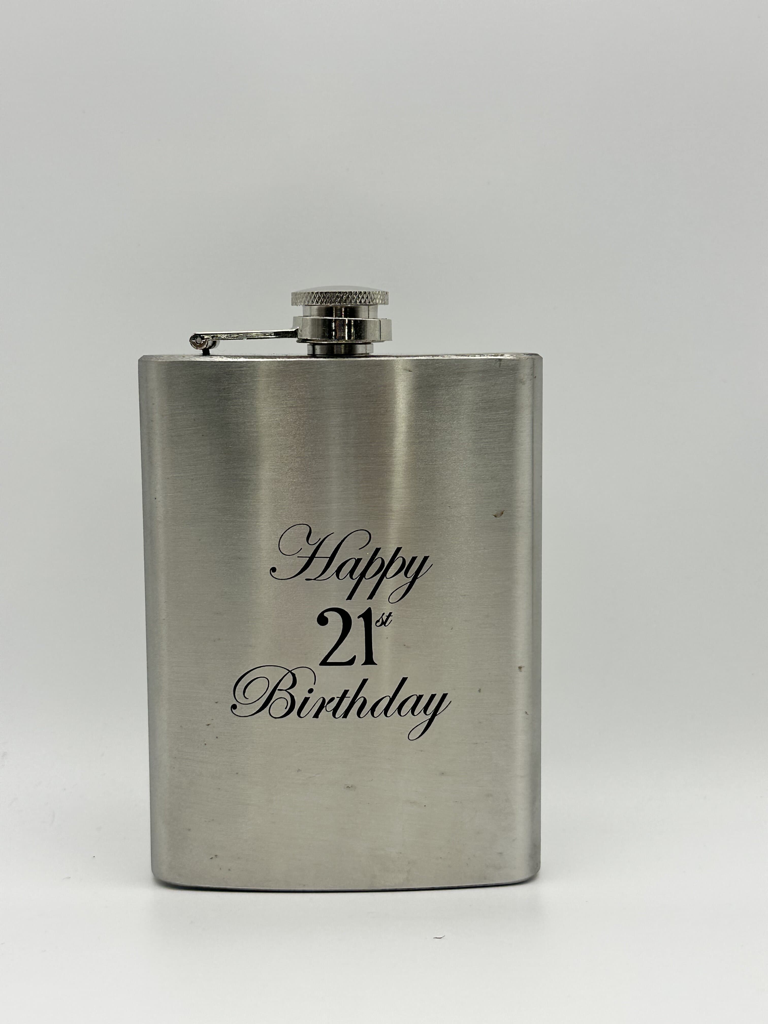Hip Flask — 21st Birthday Edition