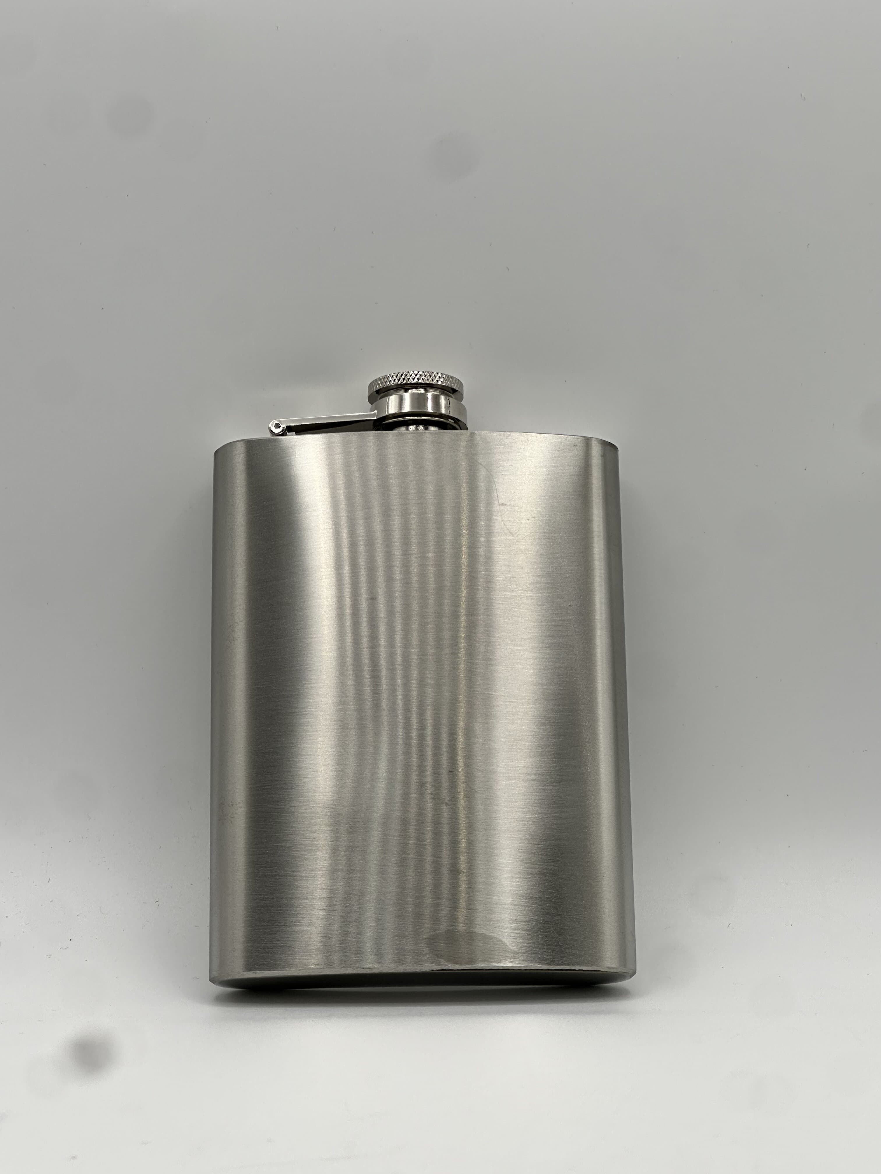 Hip Flask — Stainless Steel Gentleman Edition
