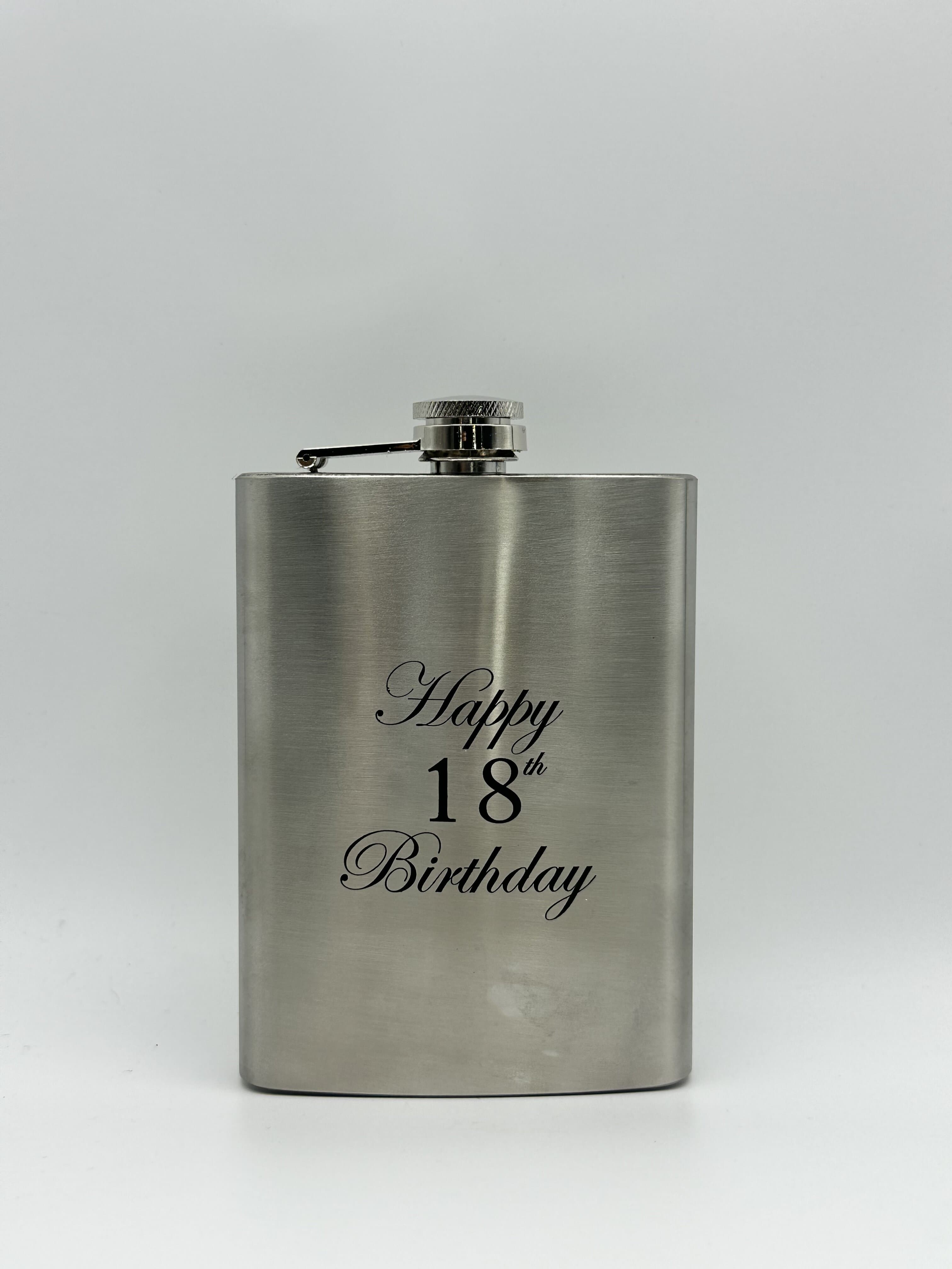 Hip Flask — 18th Birthday Edition